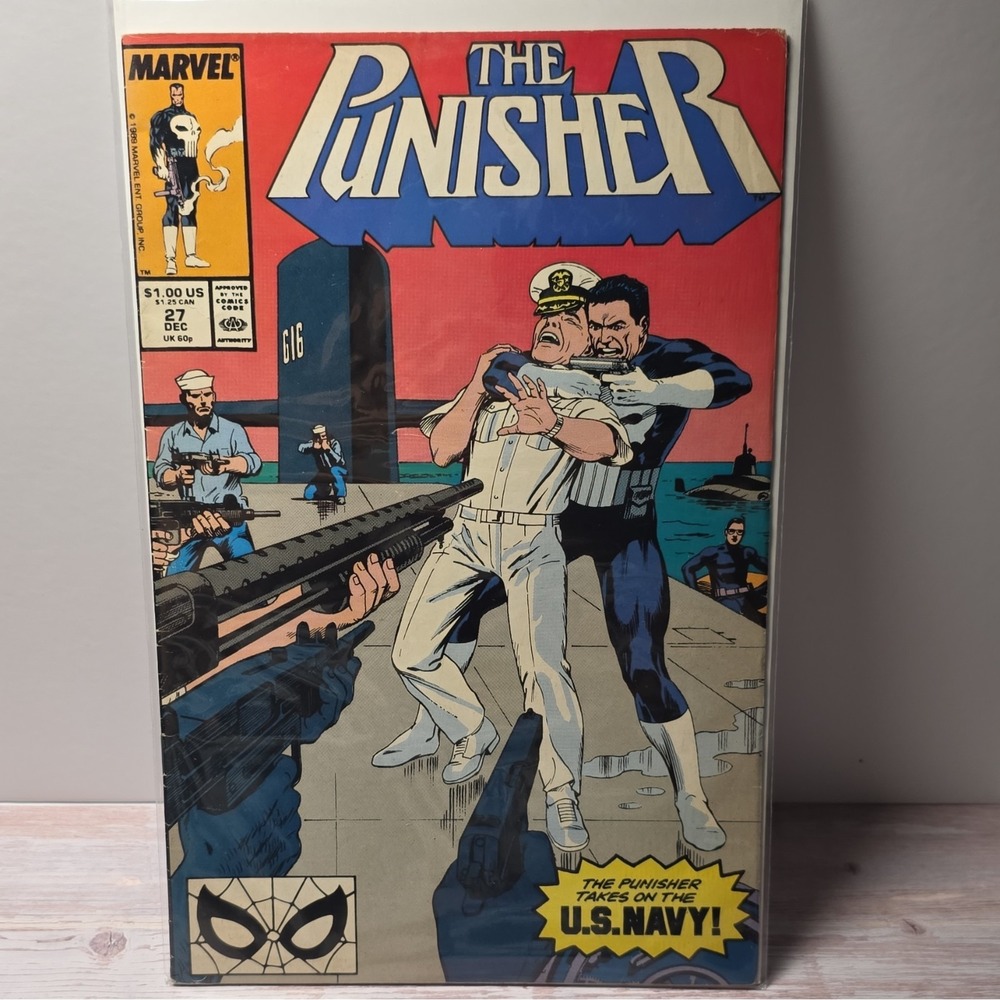 Marvel The Punisher #27 Dec 1989 Copper Age Mike Baron Whilce Portacio